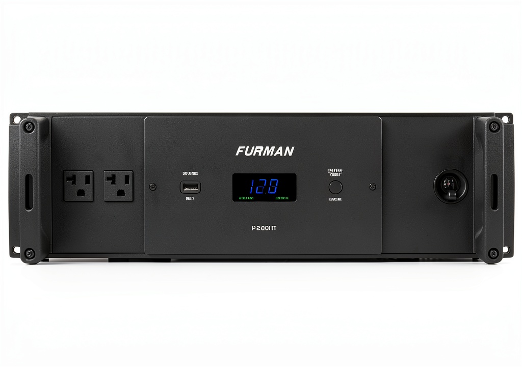 P-2400IT transformer powering a studio rack