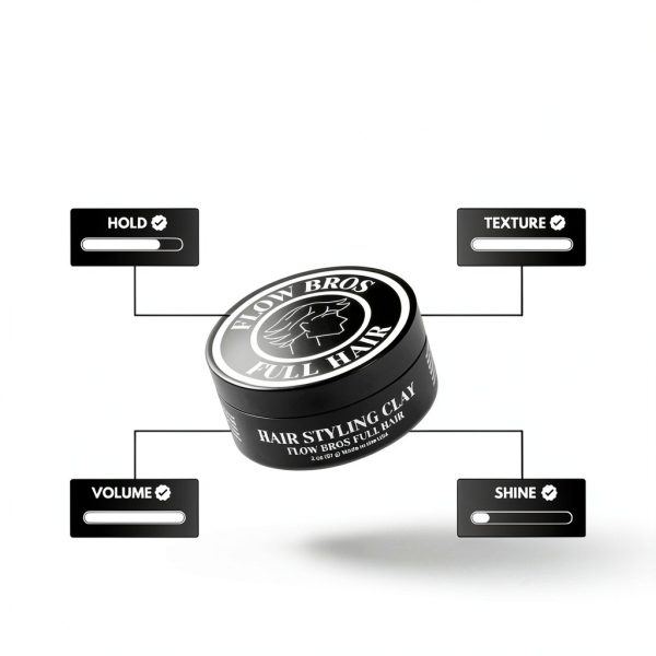 Flow Bros Hair Styling Clay for Healthy Hair-1